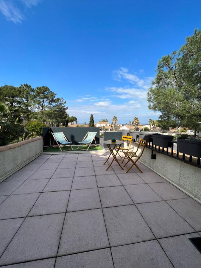 Appartement Proche Village Naturiste, Terrasse Et Parking Agde Buitenkant foto